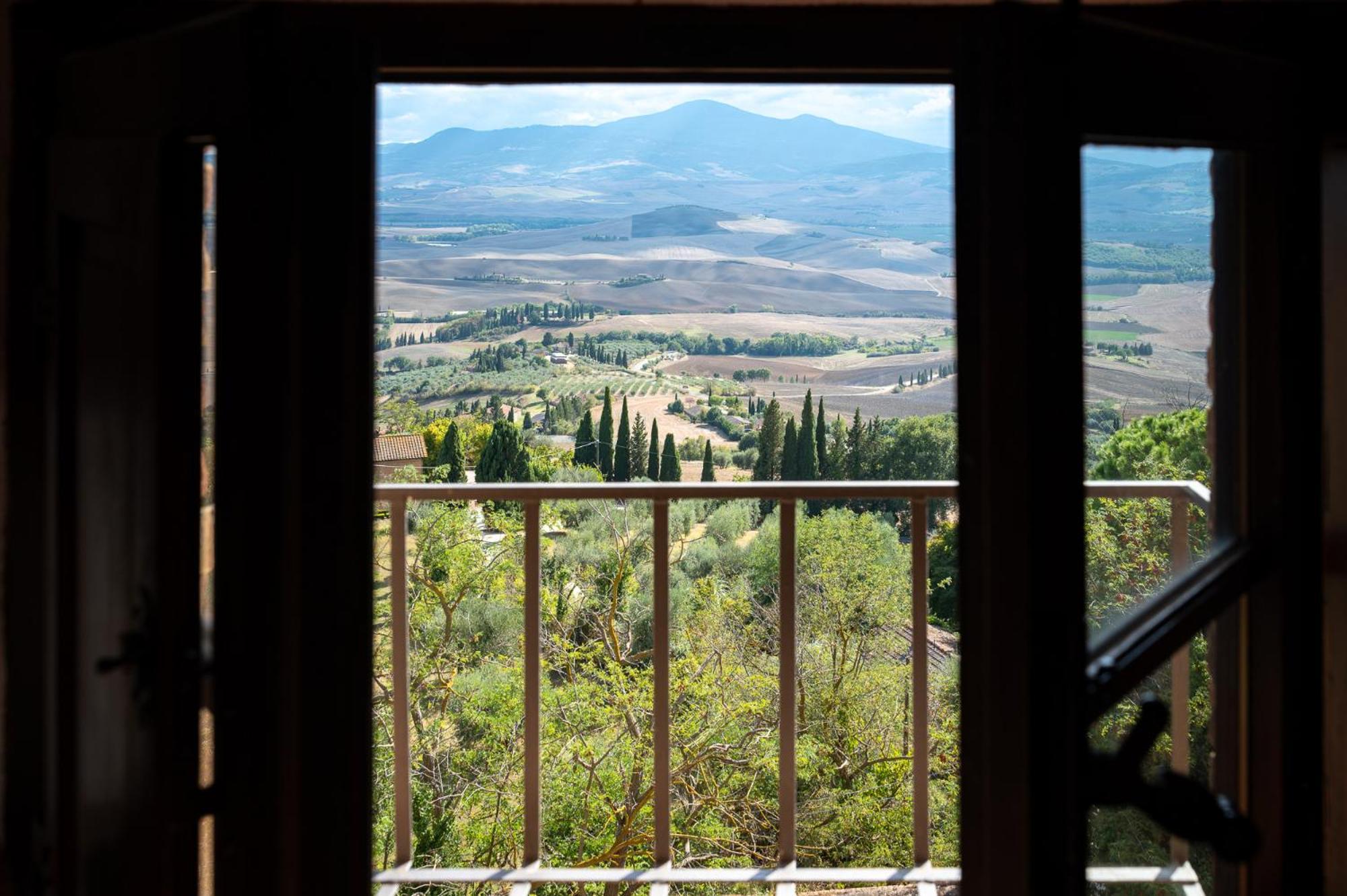 Artistica Pienza - Breathtaking Val D'Orcia View Lägenhet Exteriör bild