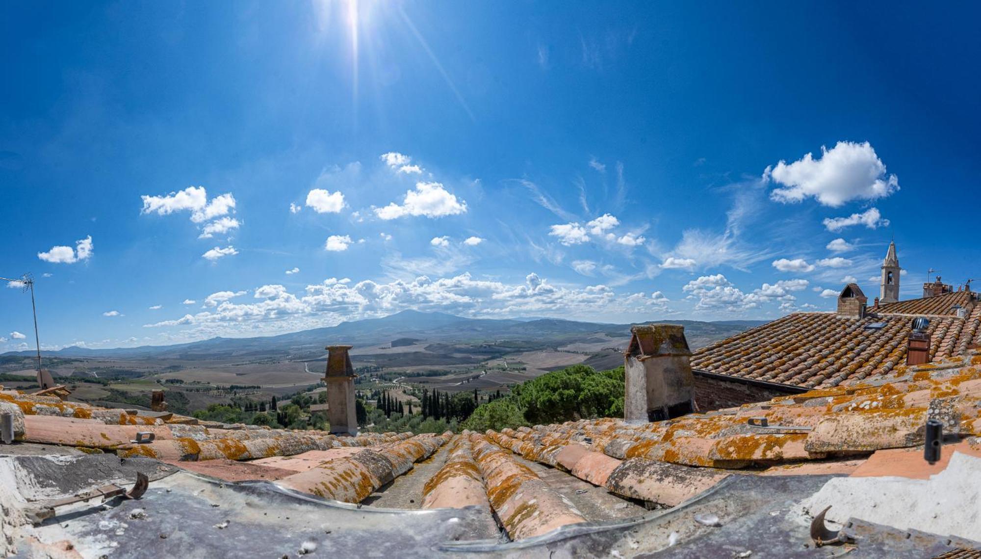 Artistica Pienza - Breathtaking Val D'Orcia View Lägenhet Exteriör bild
