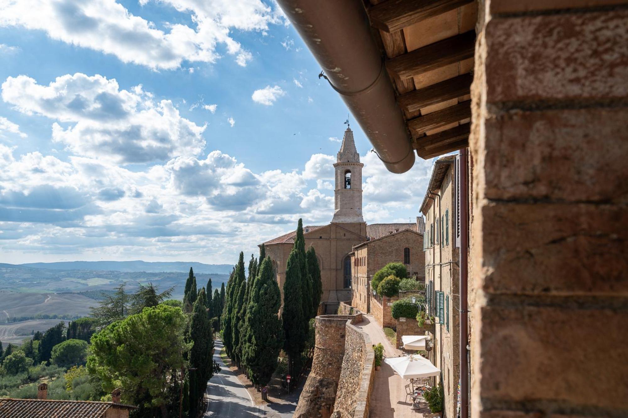 Artistica Pienza - Breathtaking Val D'Orcia View Lägenhet Exteriör bild